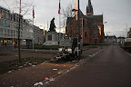 Opkuis kerstboomverbranding: Foto