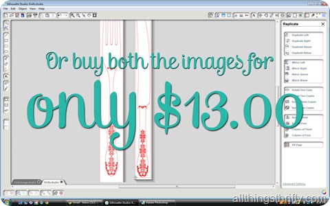 Vintage fork and knife buy now