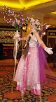 Pink Fairy on stilts