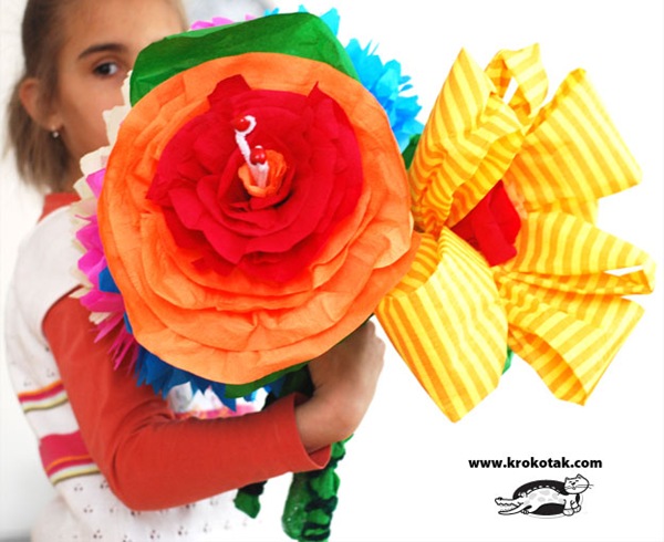 DIY Tissue Paper Flowers