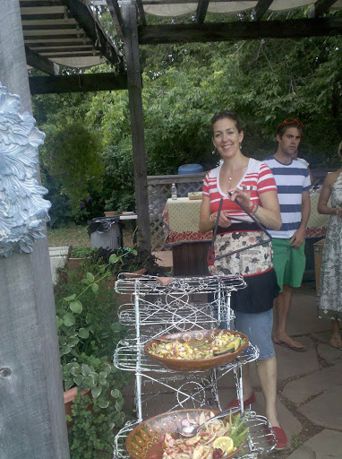 Come and get it! Sylvia ring the dinner bell.