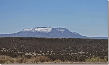 Mountain near Springerville, AZ