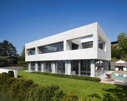 Casa en Lago Zurich Suiza de Sam Architekten und Partner | ArQuitexs