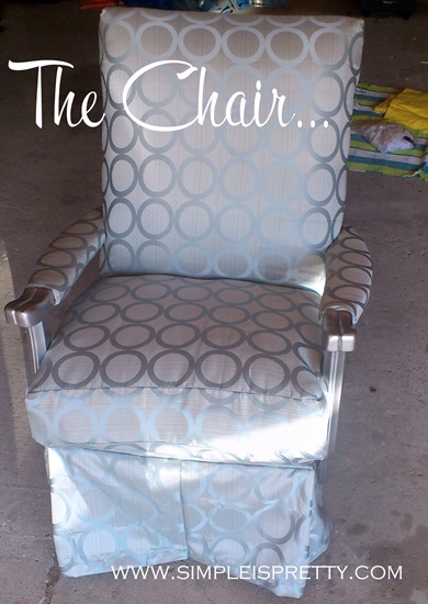 The Chair Completed from www.simpleispretty.com
