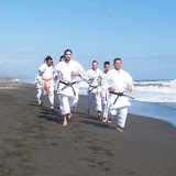 Entrenamiento en la playa