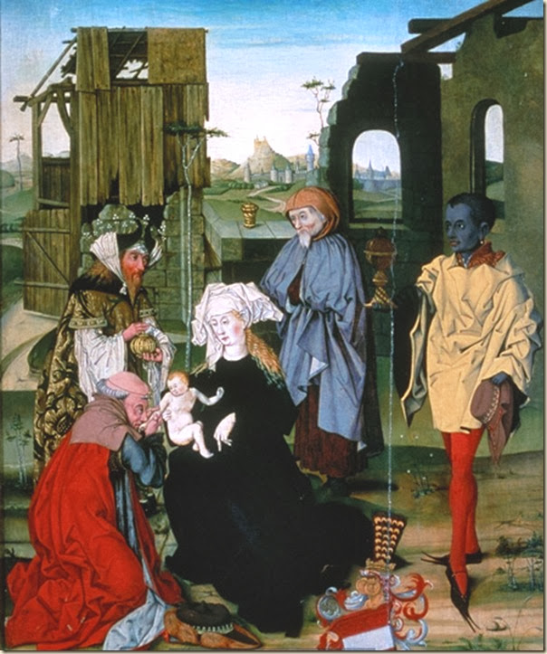 Maestro de Anbetung, Adoration des Mages 1485-95 Maestro de Anbetung, Adoration des Mages 1485-95