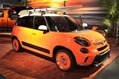 At the Mopar display at 2013 SEMA show: Proving that what Mopar develops as a concept one year can become a production part the next, the Fiat 500L Thalassa features new 18 x 8-inch “Beach Cruiser” wheels — a production version of the steel wheel introduced on the Fiat 500 Beach Cruiser last year. At the Mopar display at 2013 SEMA show: Proving that what Mopar develops as a concept one year can become a production part the next, the Fiat 500L Thalassa features new 18 x 8-inch “Beach Cruiser” wheels — a production version of the steel wheel introduced on the Fiat 500 Beach Cruiser last year.