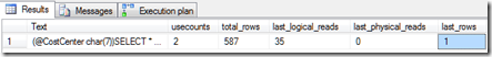 Cached Queryplan Details Cached Queryplan Details
