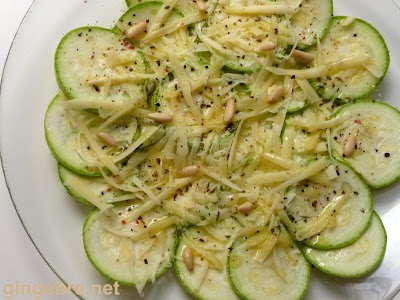 carpaccio de carabassó