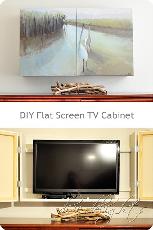 Dixie Delights DIY Flat Screen TV Cabinet