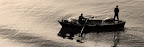 Fishing in Suez Canal, Egypt