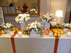 Matthew Robbins Events set up this gorgeous citrus-inspired table.