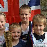 Olympic Torch at Brownlee Olympic Gold Run 2012 copyright Tim Done