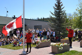 Raising of Canadian Flag