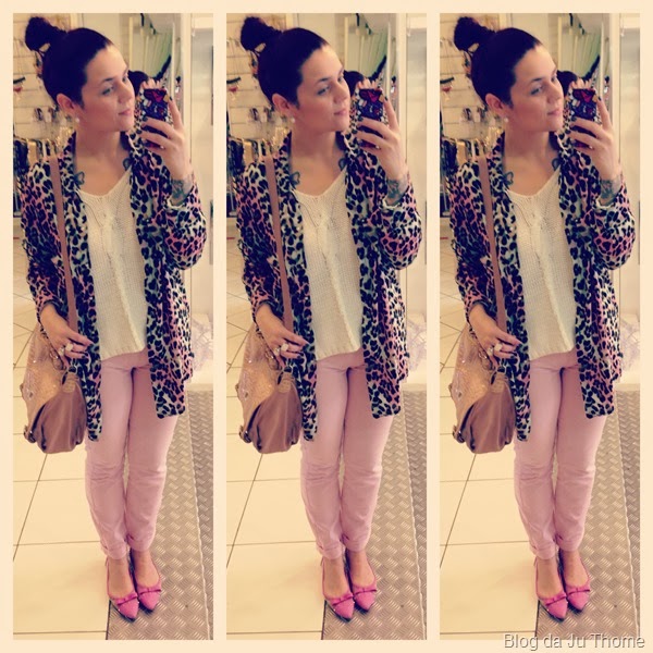 look jeans rosa, tricot branco e camisa estampada (2) look jeans rosa, tricot branco e camisa estampada (2)