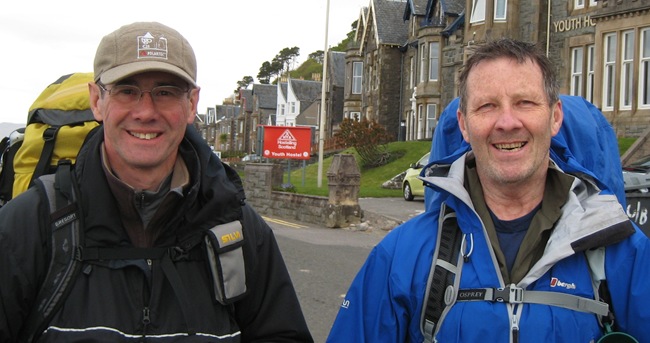 PHIL & ANDY, OBAN YOUTH HOSTEL