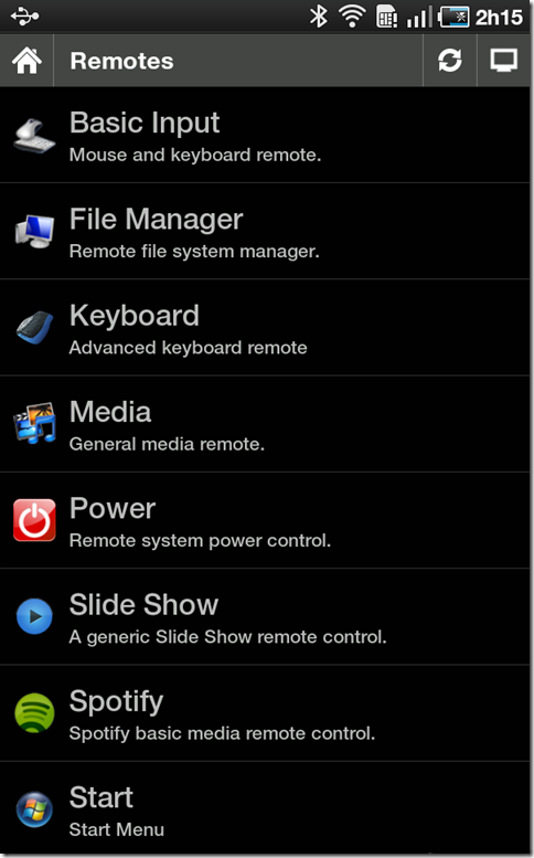 Unified Remote Configuraçao