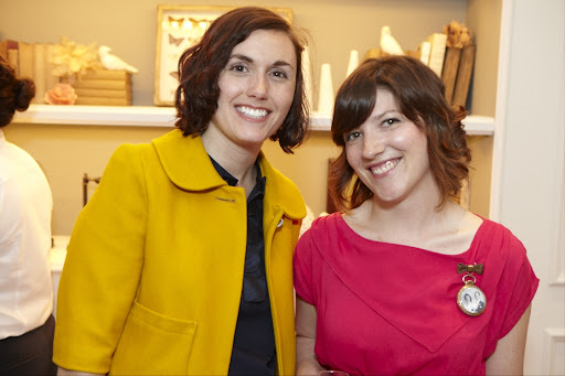 Two of the brides featured on our newest issue. Lauren (who works with us here at MSW) and Jenna.