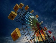 County Fair Ferris Wheel Vertical-Yaacov Apelbaum