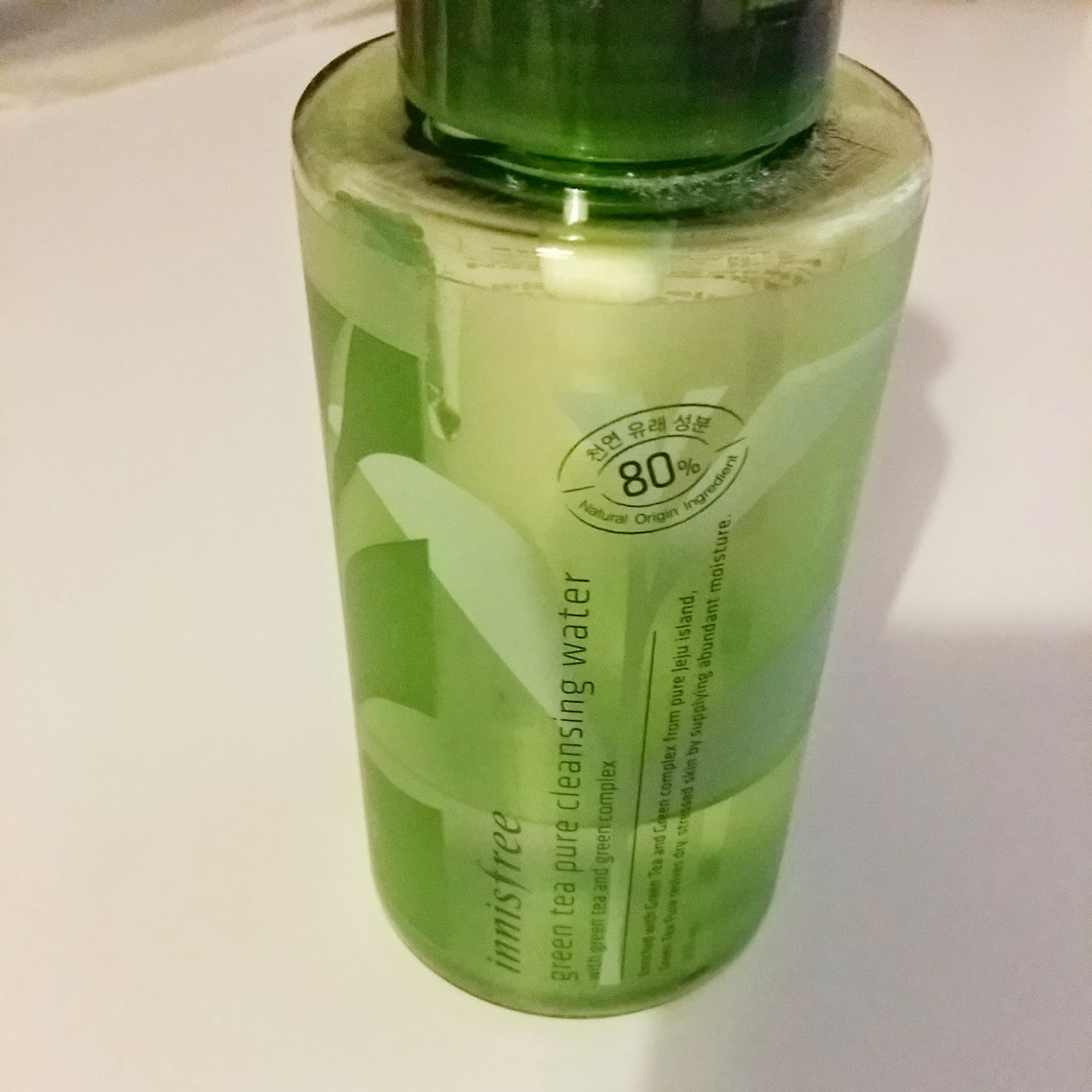 gemsescape Innisfree Green Tea Pure Cleansing Water Review