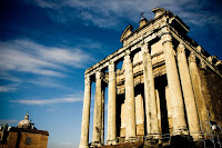 Temple of Antoninus and Faustina, built in 141 A.D.