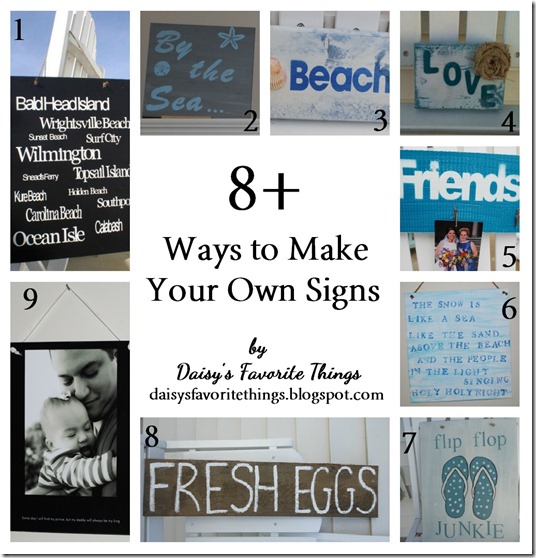 Sign collage