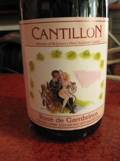 This limited edition Lambic beer went perfectly with herring and was described by Rozanne to look like cherry soda.