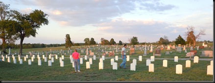 civil war cemetery; Baxter Springs, KS