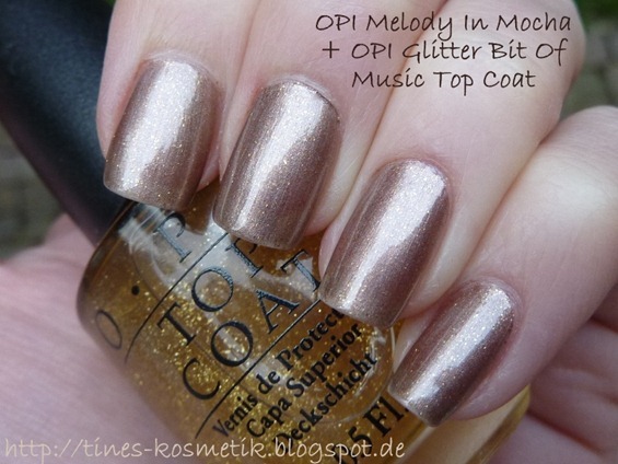 OPI Melody In Mocha Glitter Bit Of Music 1