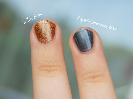 Catrice Modern Muse Swatches In The Bronx und Captain Sparrow's Boat