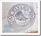 Southern most city of the world stamp