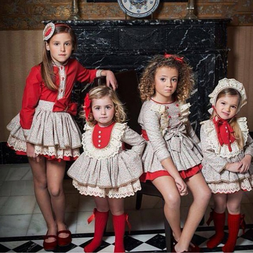 spanish puffball dress