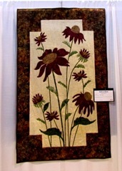 Floral Quilted Wallhanging