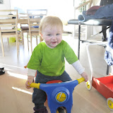 Siljes nye scooter - fra Mormor og Morfar