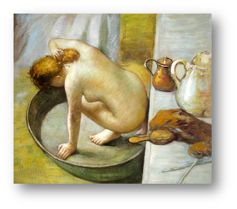 La tina (Le tub) 1886 Degas La tina (Le tub) 1886 Degas