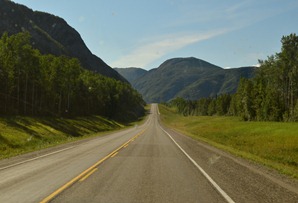 toward Llaird Hot Springs