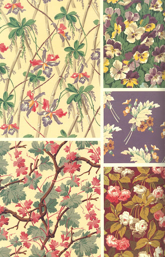 There are endless design fields from 19th century fabrics and wallpapers. Here are a few favorites. There are endless design fields from 19th century fabrics and wallpapers. Here are a few favorites.