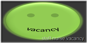 staff nurse vacancy