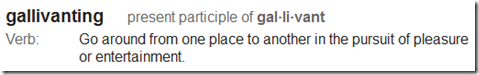 gallivant