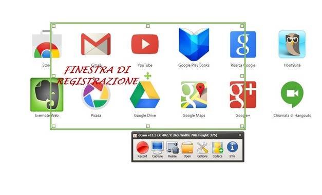 ocam-finestra-registrazione