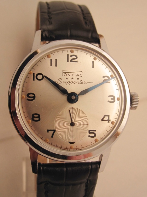 Pontiac Supporter Dial Watch PERFECT!      ref: g18 - Picture 1 of 1
