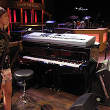 The piano on the Grand Ole Opry stage in Nashville TN 09032011