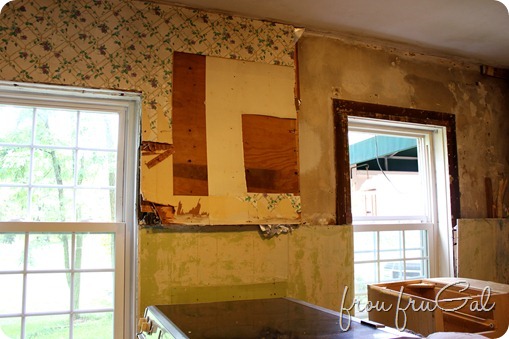 Kitchen Demo - Window Wall