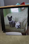 And take a good look at this!  Chic Canvas - http://www.chiccanvas.com/ took a photograph of the bejeweled Frenchies and somehow made it look like a fabulous work of art!  Not fair!