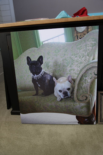 And take a good look at this!  Chic Canvas - http://www.chiccanvas.com/ took a photograph of the bejeweled Frenchies and somehow made it look like a fabulous work of art!  Not fair!
