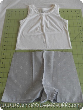 Sumo's Sweet Stuff - Nautical Romper #sewing