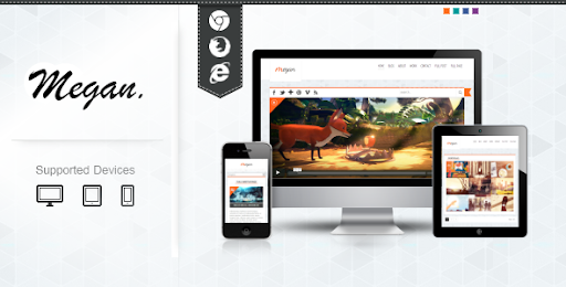 MEGAN - Blog Responsive Template  - ThemeForest Item for Sale