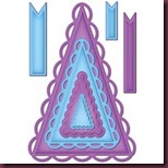 Spellbinders Nested Lacey Pennants