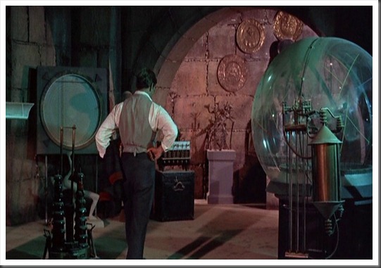 151. Two props from another film -Astrogator,View screen from Forbidden Planet