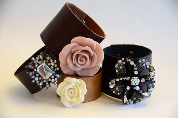 leather cuff tutorial